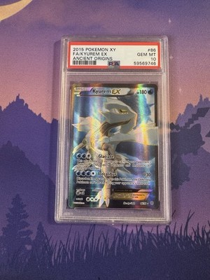 kureha⭐️36 Kyurem EX (86 Full Art) 86/98 XY - Ancient Origins Holo for