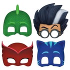 Unique Assorted Colors PJ Masks Party Masks (8 Count) - Ideal for Themed Parties