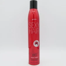 SexyHair Big Root Pump Volumizing Spray Mousse For Hair 10 oz Can