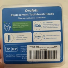 Oralphi Replacement Toothbrush Heads 4 Pack, New