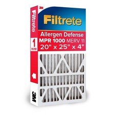 3M NADP03-4IN-4 Allergen Reduction Deep Pleat Filter 20 x 25 x 4 in. (Pack of 4)