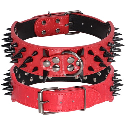 PU Leather Adjustable for Pitbull 2inch Wide Heavy Duty θ - Picture 19 of 20