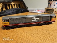 Hornby Model R250 00 Gauge BR Class 58 Digital Diesel Locomotive 58034, Grey