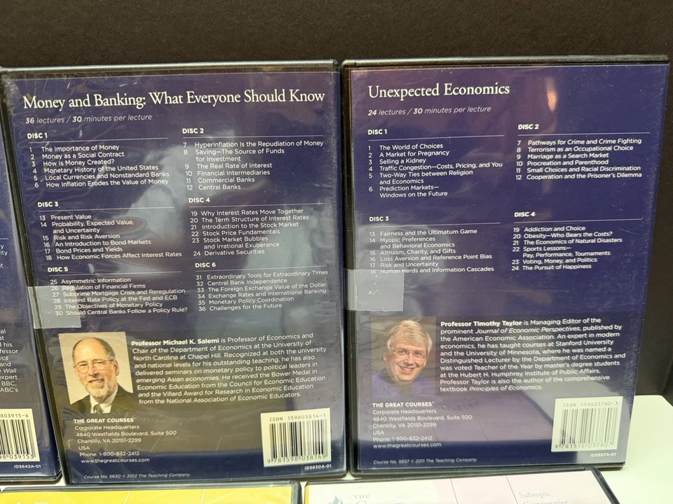 12 Great Courses DVDs Highschool Homeschool Economics History Science & MORE - Image 3 of 4