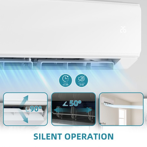24000 BTU Mini Split Air Conditioner Heat Pump System 220V Up to 1500 Sq. Ft - Picture 4 of 9