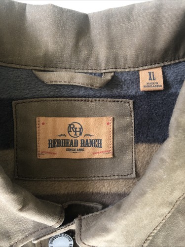 Herren Red Head Ranch Braun Chore Mantel Jacke Shacket Gr. XL Baumwolle Workwear - Bild 8 von 10
