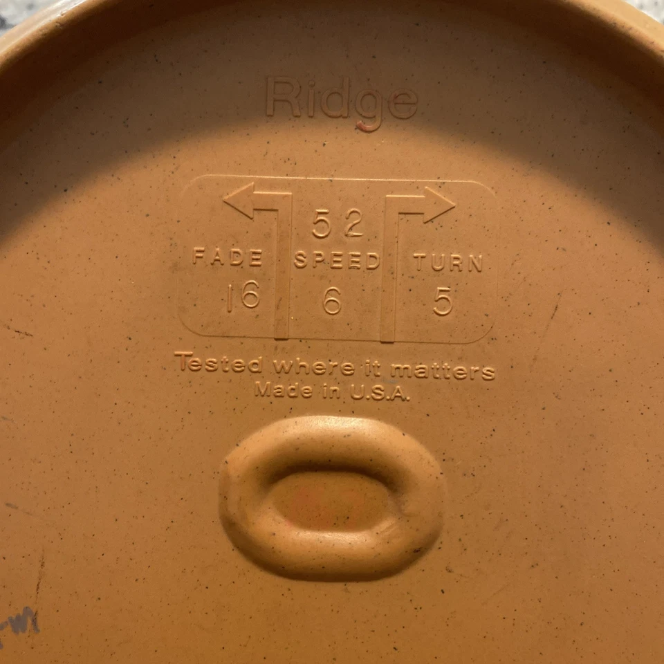 Vibram Ridge Putter Brown Tan OOP Rare 168g Firm 7.5 Sleepy - Image 4 of 4