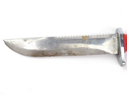 Aqua Lung Sea Hawk 200th Anniversary Japan rostfrei Tauchermesser rot weiß blau - Bild 4 von 6