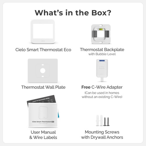 Cielo Smart Thermostat Eco | Energy Star Certified Thermostat | Supports Conv... - Picture 4 of 7