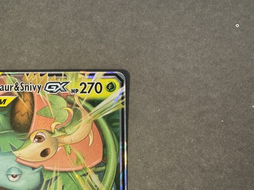 Pokémon TCG Venusaur Snivy GX 1/236 Full Art Tag Team Cosmic Eclipse - Bild 5 von 11