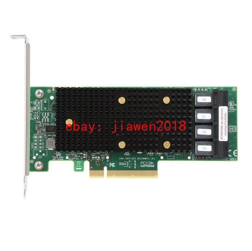LSI 9400-16i Tri-Mode SAS/SATA/NVME SFF-8643 PCIe 3.1 x8 HBA  IT mode ZFS Unraid - Image 2 of 3