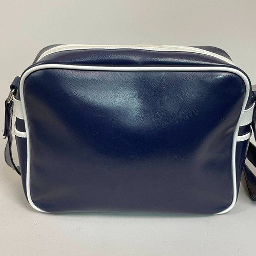 Retro Vintage Gola Satchel/Shoulder Messenger Bag Blue/White Faux Leather Gym - Picture 6 of 12