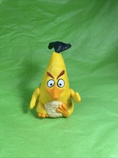 2016 McDonalds Happy Meal Angry Birds Chuck 8 Yellow Toy Figure Pull  Go WORKS
