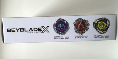 Beyblade X UX-15 Shark Scale Deck Set with Box cord Takara Tomy