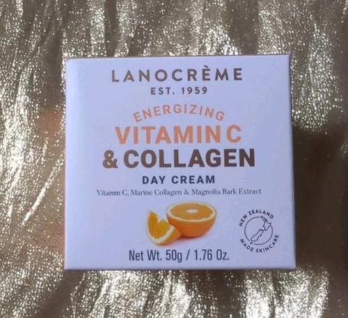 Lanocreme Energizing Vitamin C & Collagen Day & Night Cream Set 1.76oz EXP 2027 - Picture 1 of 3