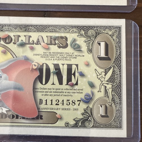Disney Dollars 50. Jubiläum (3) 2005 DUMBO 1 $ Stempelglanz D Serie - Bild 9 von 20