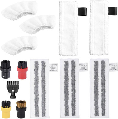 Zubehör Für Kärcher Dampfreiniger Easyfix SC1 SC2 SC4 SC5, 13 Stück Mikrofaser-T