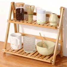 Coffee Station Organizer, Matcha Station, Foldable Mug Holder for Countertop,...