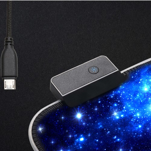 Anti-slip Sky Pattern Keyboard Mat RGB Luminous Gaming Mouse Pad - 第 2/12 張圖片