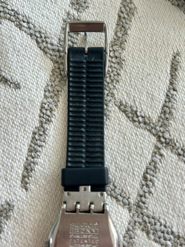 Swatch Irony Fancy Me Ladies Watch Swiss Made Black with Silver Dial Watch - Picture 8 of 8