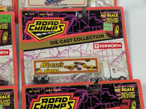Road Champs HO Scale Cabs & Trailers Die Cast Collection Lot of 6 Trucks. - Picture 4 of 8