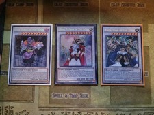 YUGIOH ODIN FATHER OF THE AESIR + THOR LORD OF THE AESIR + LOKI LC5D SECRET 1ST 