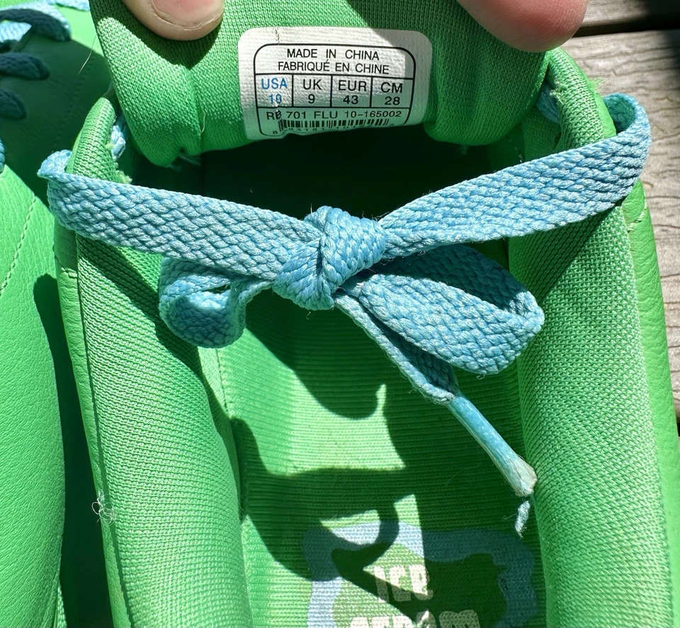 Sapato BBC X Reebok Ice Cream Board Flip 2 Verde (Tamanho EUA 10)  - Imagem 3 de 4