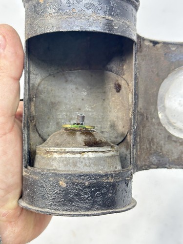 Victorian Era Police Bullseye Lantern And Lamp - Picture 6 of 8