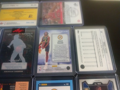 Indiana Pacers 10 card lot 1/1 auto jersey RC serial Tyrese Haliburton Mathurin - Picture 10 of 12