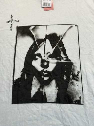Bravado Lady Gaga Mayhem T-Shirt Damen Small weiß abstrakt offizieller Merch - Bild 2 von 7