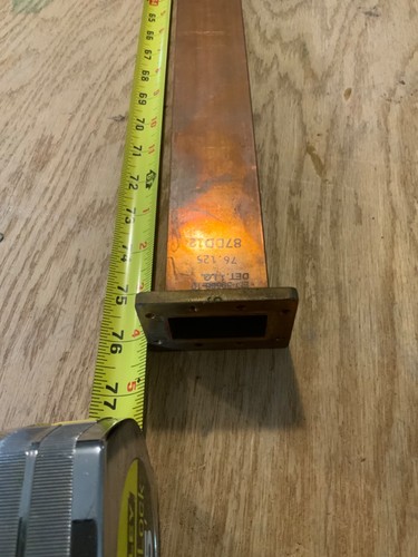 WAVEGUIDE Western Electric STRAIGHT RIGID 76", COPPER/BRASS