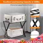 Luggage Rack Suitcase Stand Folding Storage Shelf for Guest Room Hotel Home