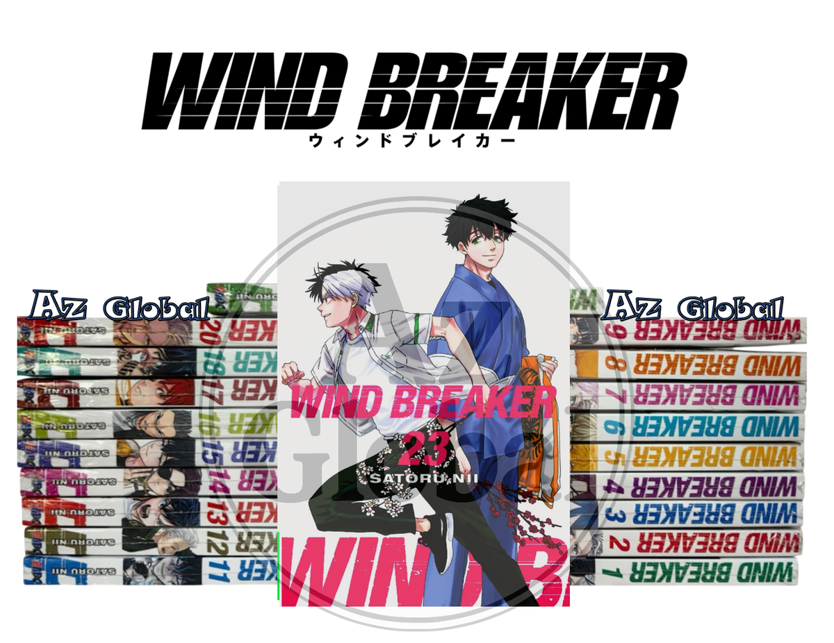 Wind Breaker Manga English Version Full Set Volume 1-23 New