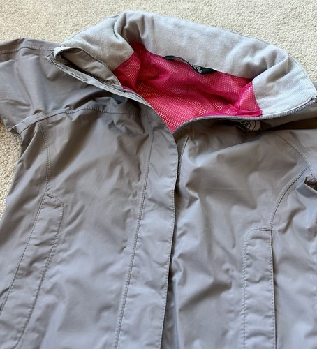 The North Face Dryvent Lightweight Rain Jacket Girls Size xxs 5 Gray pink - Picture 4 of 8