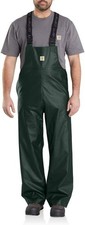 Carhartt Rainstorm Bib Overalls Waterproof NWT GREEN SZ 2XL