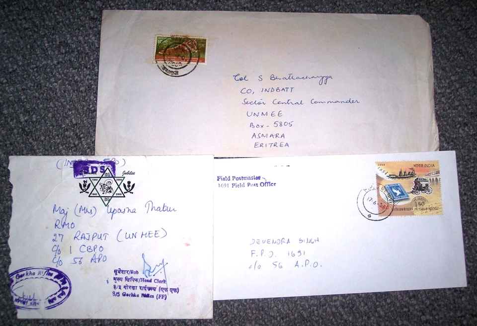 UNO Friedenstruppe  3x UNMEE  Eritrea - Bild 1 von 1