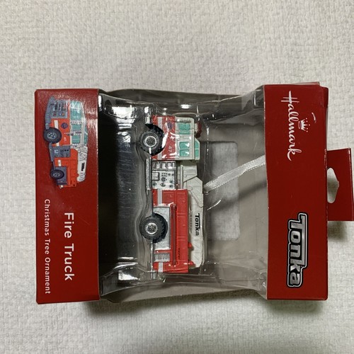 Hallmark Tonka Fire Truck Christmas Ornament 2HCM4449 New In Box 2018 Hasbro - Picture 7 of 8