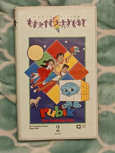 Rubik The Amazing Cube Volume 2 VHS 1985 Clamshell Single Owner