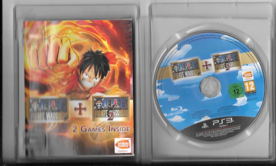 One Piece Pirate Warriors 1+2 PS3 Region Free TESTED Complete With Guide - Image 2 of 2