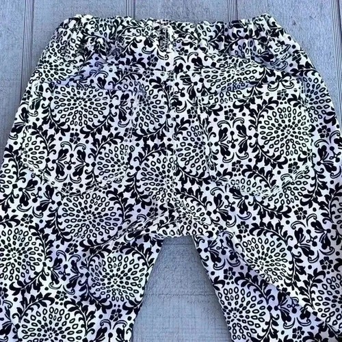 OshKosh B'gosh Girls Black & White Adjustable Pants Size 6 - Picture 4 of 8