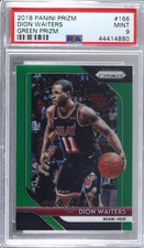2018-19 Panini Prizm Green Prizm Dion Waiters #166 PSA 9 MINT