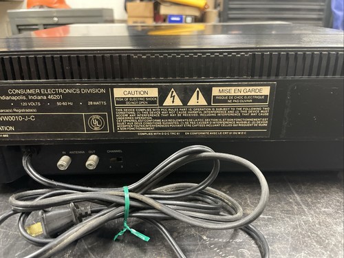 RCA SJT-300 SelectaVision VideoDisc Player CED WORKING Made in USA - Picture 5 of 18