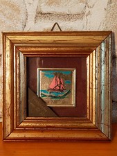 Quadretto Vintage su foglia oro 22kt Franciacorta