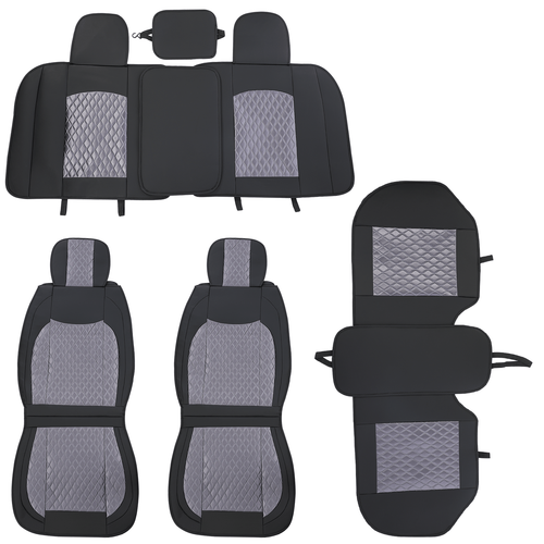 Juego completo de funda de asiento de coche de cuero para Dodge Ram 2009-2021 1500 2500 - Imagen 11 de 13