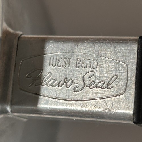 Vintage West Bend Flavo Seal 3qt Cast Aluminum Sauce Pan w/Lid-Made in USA - Picture 3 of 9