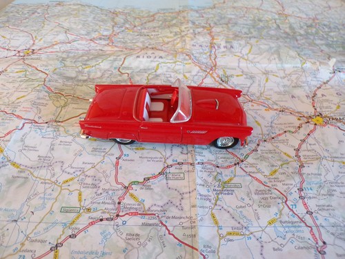 FOR Thunderbird 1955 rouge  Ancienne Dinky Matchbox 1/43 - Picture 1 of 2