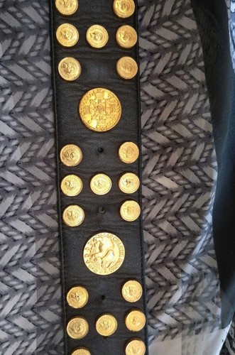 CHANEL Vintage Coin Embedded Belt - Picture 8 of 10