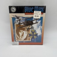 Blue Max: Aces of the Great War (1990) 3.5" Disk MS DOS -- NEW SEALED