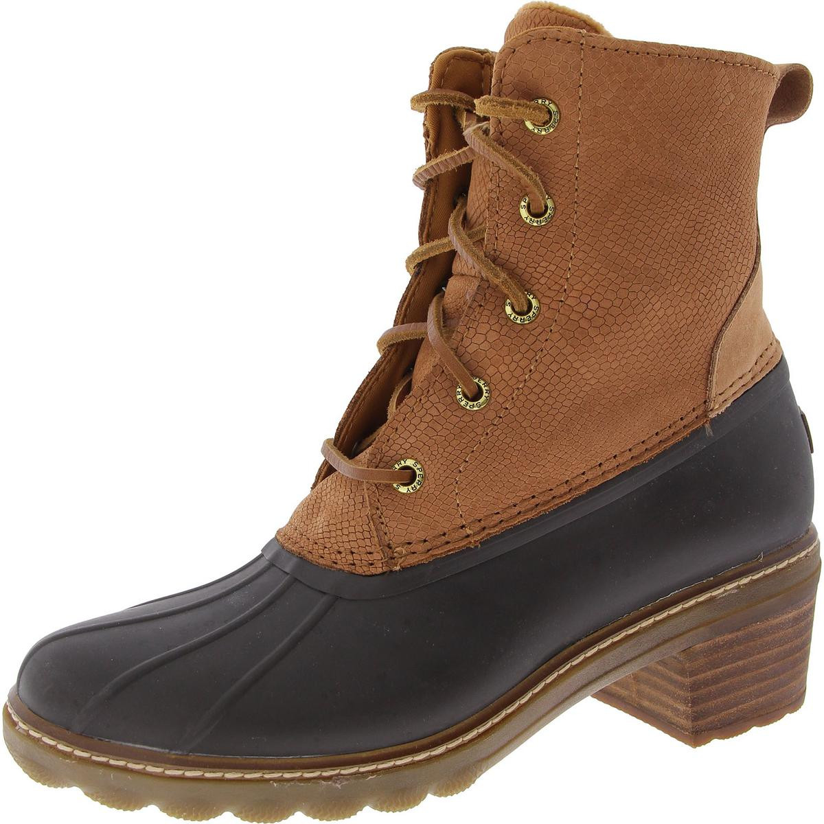 Зимние ботинки Sperry Womens Saltwater Tan, размер 8.5 средний (B,M) BHFO 5500