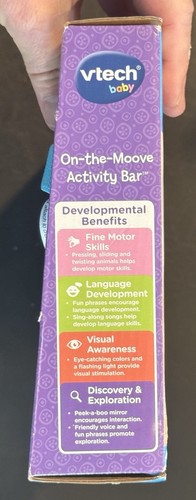 VTech Baby On-The-Moove Activity Bar * Motor Skills, Language, Sensory * NEW - Picture 7 of 9